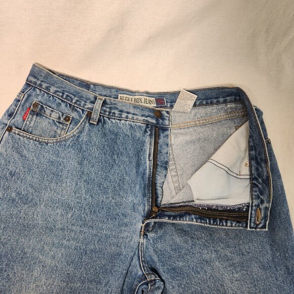 BUGLE BOY 750 Vintage Unisex Baggy Tapered Easy Fit Size 38W 32 IN Exc. Condit. - Picture 9 of 16